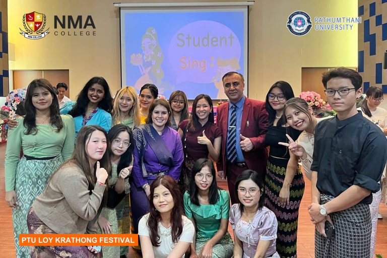 𝗣𝗮𝘁𝗵𝘂𝗺𝘁𝗵𝗮𝗻𝗶 𝗨𝗻𝗶𝘃𝗲𝗿𝘀𝗶𝘁𝘆 တွင် 𝗙𝗶𝗻𝗮𝗹 𝗬𝗲𝗮𝗿 ဆက်လက်တက်ရောက်နေကြသော 𝗡𝗠𝗔 𝗕𝗕𝗔 ကျောင်းသားကျောင်းသူများ၏ 𝗟𝗢𝗬 𝗞𝗥𝗔𝗧𝗛𝗢𝗡𝗚 𝗙𝗘𝗦𝗧𝗜𝗩𝗔𝗟 အမှတ်တရပုံရိပ်များ